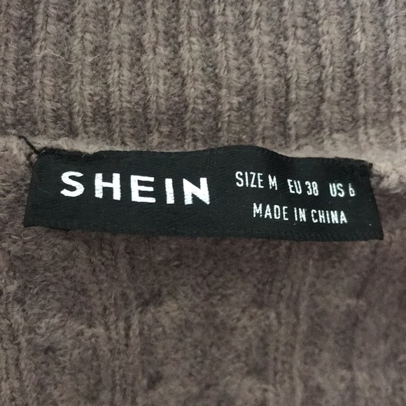 😍SHEIN Taupe V-Neck Gorgeous Sweater😍 - Picture 5 of 5